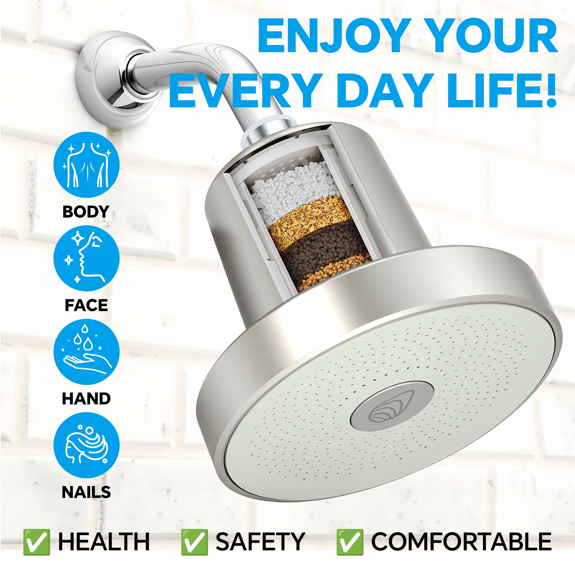 Dual-Flow Shower Filter