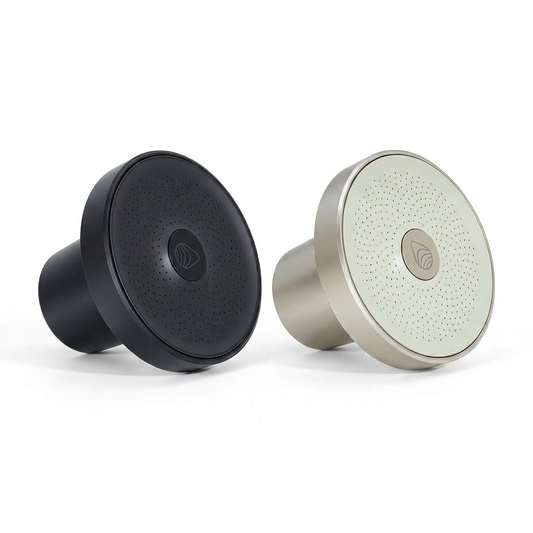 (Black & Brushed Nickel) Shower Head + 3 Filters FREE